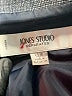 Jones Studio 100% Polyester Tweed Gray Blazer Size 14W - photo 6
