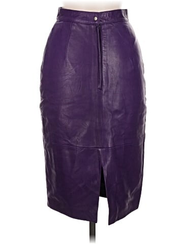 Andrew Marc Faux Leather Skirt (view 2)