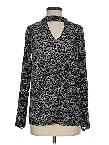 Roz & Ali Long Sleeve Blouse (view 1)