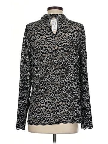 Roz & Ali Long Sleeve Blouse (view 2)