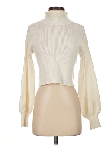 Blue Rain Turtleneck Sweater (view 1)