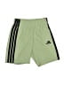 Adidas 100% Polyester Solid Green Athletic Shorts Size 8 - photo 1