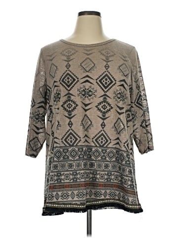 Ali Miles 3/4 Sleeve Top (view 1)