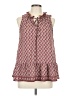 Max Studio 100% Polyester Red Tank Top Size L - photo 1