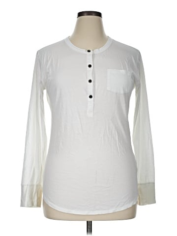 ALTERNATIVE Long Sleeve Henley (view 1)