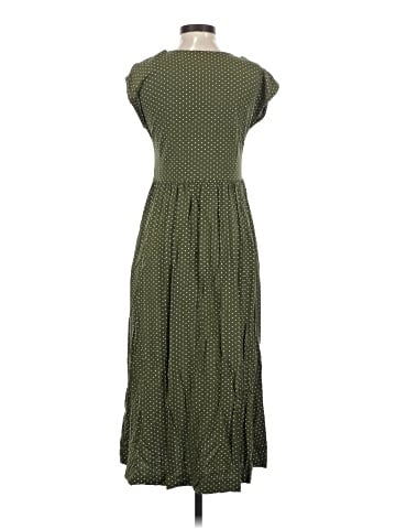 Madewell Button-Front Midi Dress in Polka Dot (view 2)