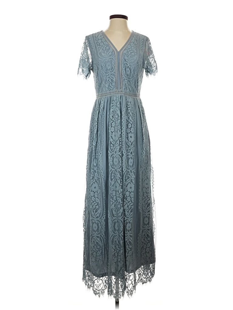 Pre-owned Merokeety Cocktail Dress In Blue