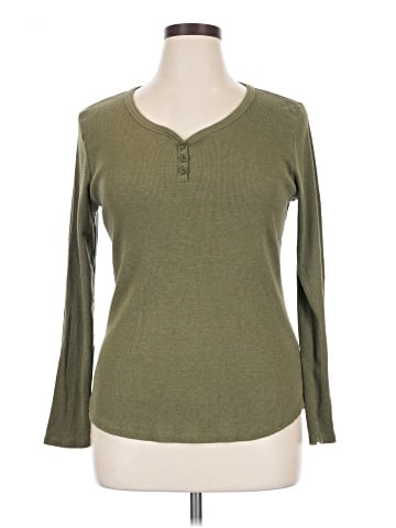 Dickies Long Sleeve Henley (view 1)
