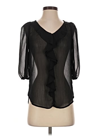 Iz Byer 3/4 Sleeve Blouse (view 1)