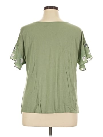 Ann Taylor LOFT Outlet Short Sleeve T-Shirt (view 2)
