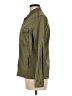 Zara Basic 100% Cotton Solid Green Jacket Size M - photo 5