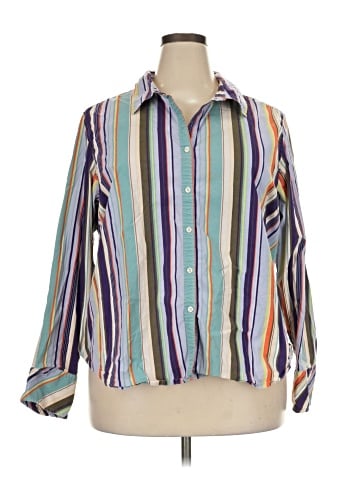 IZOD Long Sleeve Button-Down Shirt (view 1)
