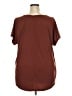 Athleta Brown Short Sleeve Top Size 2X - photo 2