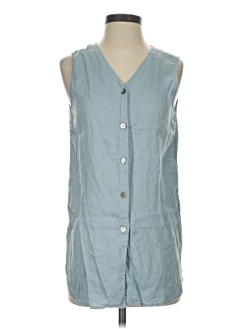 Ann Taylor Sleeveless Button-Down Shirt (view 1)