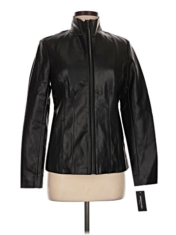 Kenneth Cole New York Faux Leather Jacket (view 1)