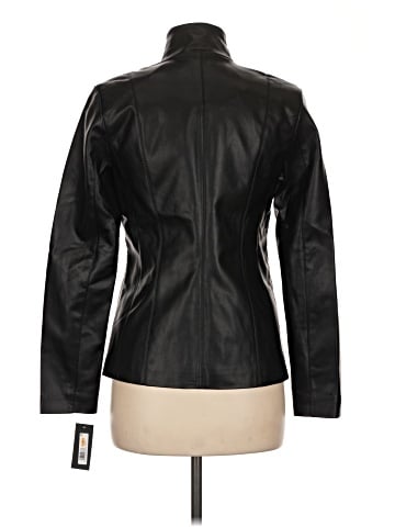 Kenneth Cole New York Faux Leather Jacket (view 2)