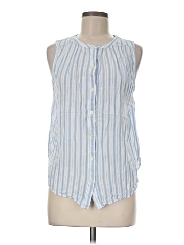 Ann Taylor LOFT Sleeveless Button-Down Shirt (view 1)