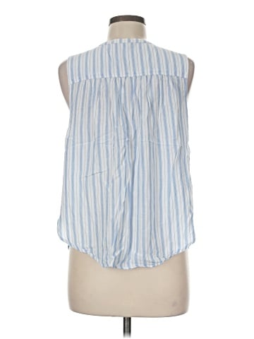 Ann Taylor LOFT Sleeveless Button-Down Shirt (view 2)