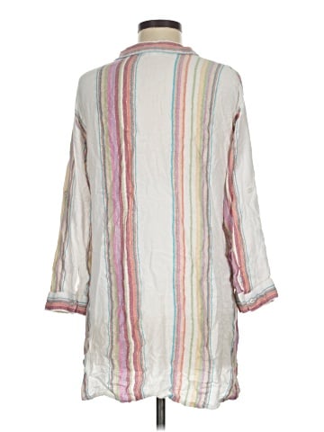 Elan 3/4 Sleeve Button-Down Shirt (view 2)