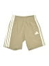 Adidas 100% Polyester Solid Gold Athletic Shorts Size 8 - photo 1