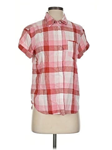 Caslon Short Sleeve Button-Down Shirt (view 1)