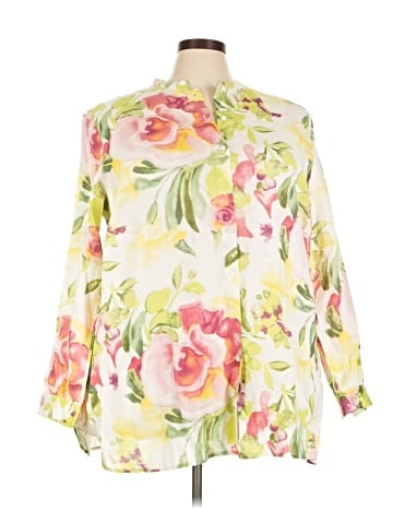 Go Silk 3/4 Sleeve Blouse (view 1)