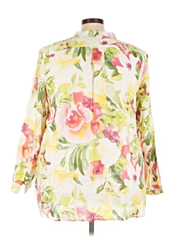 Go Silk 3/4 Sleeve Blouse (view 2)