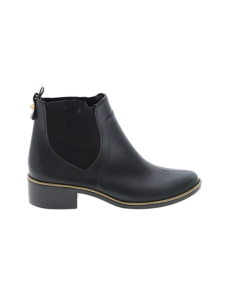 Pre-owned Kate Spade New York Rain Boots In Black