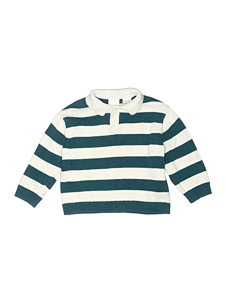 Pre-owned Zara Kids' Long Sleeve Top Teal Tops