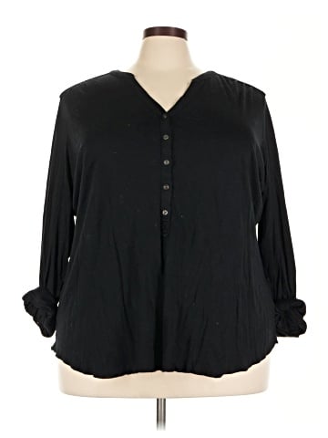 Lands' End 3/4 Sleeve Blouse (view 1)