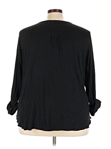 Lands' End 3/4 Sleeve Blouse (view 2)