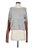 Lulus Color Block Gray Pullover Sweater Size S - photo 1