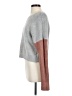 Lulus Color Block Gray Pullover Sweater Size S - photo 5