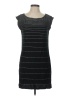 Express Stripes Black Casual Dress Size L - photo 1