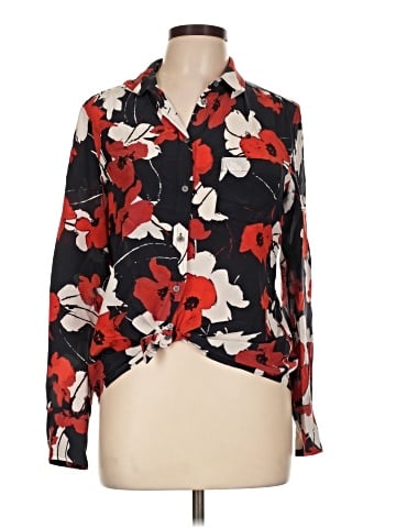 J.Crew Long Sleeve Silk Top (view 1)