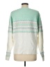 525 America Color Block Green Pullover Sweater Size L - photo 2