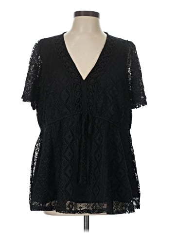 Torrid Short Sleeve Blouse (view 1)