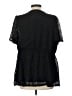 Torrid Black Short Sleeve Blouse Size Lg Plus (0) - photo 2