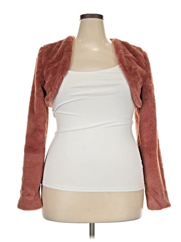 ELOQUII Faux Fur Jacket (view 1)