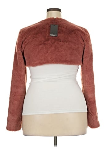 ELOQUII Faux Fur Jacket (view 2)