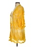 Honey Belle 100% Polyester Yellow Kimono Size S - photo 5