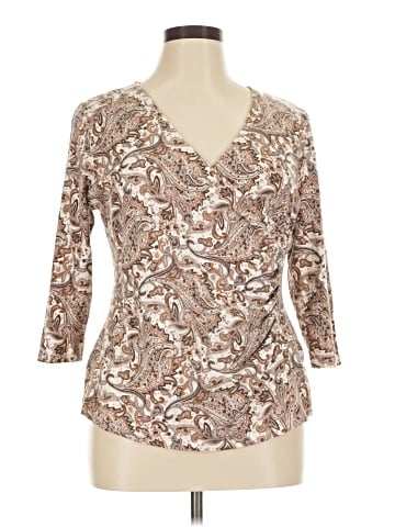 Talbots Outlet 3/4 Sleeve Blouse (view 1)