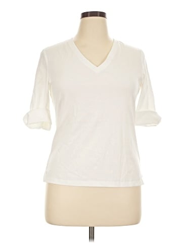 Lauren by Ralph Lauren 3/4 Sleeve T-Shirt (view 1)
