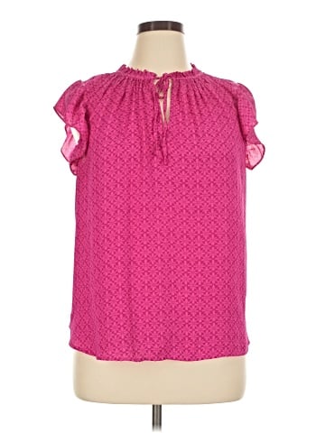 Ann Taylor LOFT Short Sleeve Blouse (view 1)