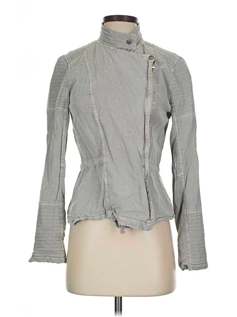 Pre-owned Lucky Brand Jacket In Gray