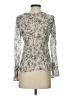 Zara Basic Silver Long Sleeve Blouse Size S - photo 2