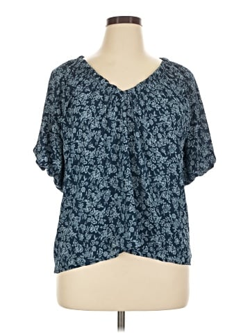 Ann Taylor LOFT Short Sleeve Blouse (view 1)