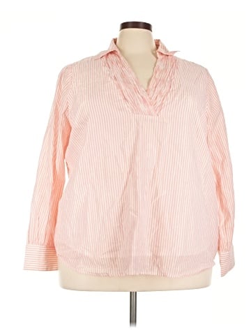 Lane Bryant Long Sleeve Blouse (view 1)