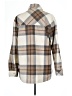 Thread & Supply 100% Polyester Plaid Brown Jacket Size L - photo 2