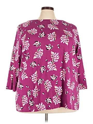Croft & Barrow 3/4 Sleeve T-Shirt (view 1)
